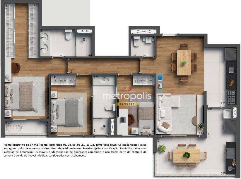 Apartamento à venda, 97 m² por R$ 1.451.730,00 - Alto da Lapa - São Paulo/SP