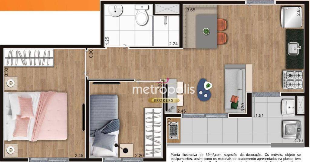 Apartamento à venda, 39 m² por R$ 348.000,00 - Itaquera - São Paulo/SP