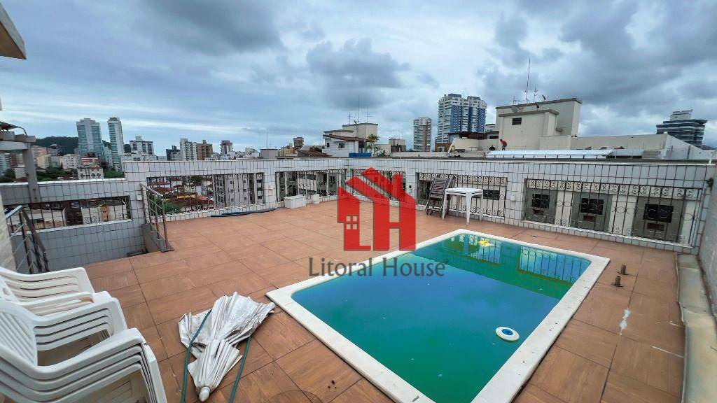 Cobertura com 4 dormitórios à venda, 404 m² por R$ 1.600.000,00 - Ponta da Praia - Santos/SP