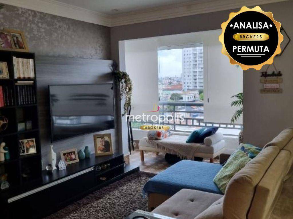 Apartamento à venda, 106 m² por R$ 851.000,00 - Santa Paula - São Caetano do Sul/SP