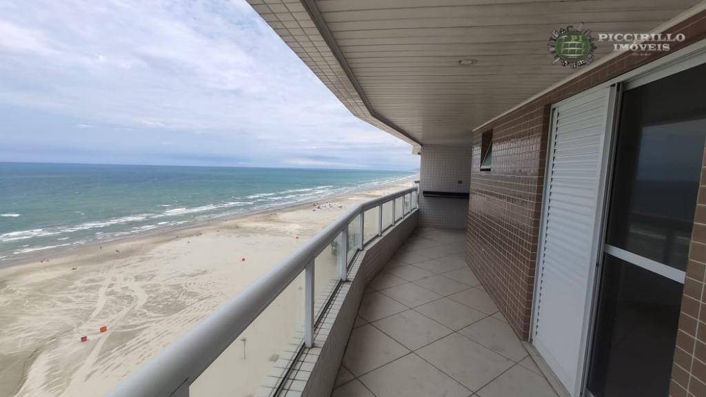 Apartamento alto padrão frente mar com 3 dormitórios/suítes à venda, 173 m² - Aviação - Praia Grande/SP