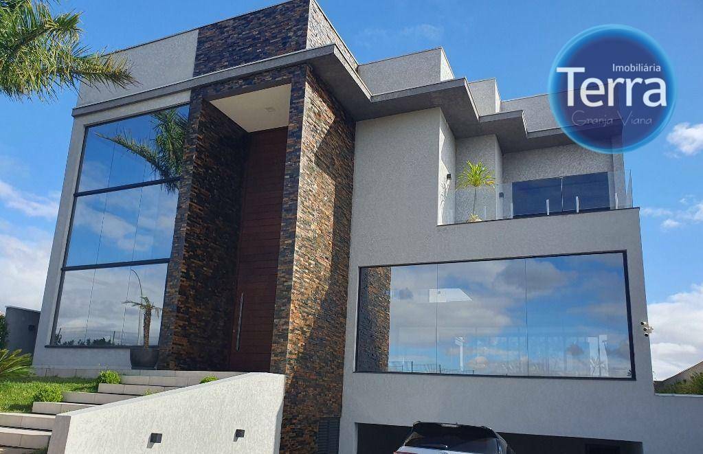 Casa moderna e clean com 4 suítes à venda na Granja Viana - Alphaville Granja Viana