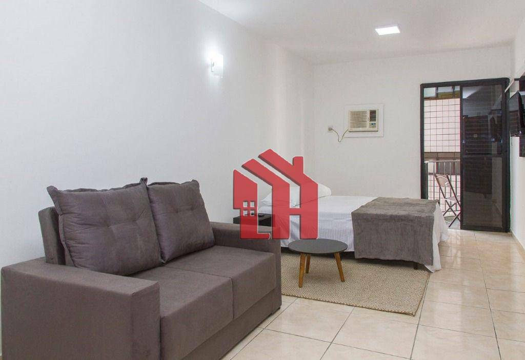 Flat com 1 dormitório para alugar, 35 m² por R$ 2.450,00/mês - Centro - São Vicente/SP