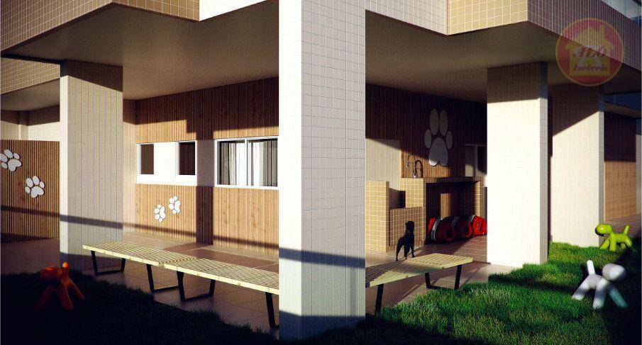 Apartamento com 2 dormitórios à venda, 70 m² por R$ 460.000,00 - Aviação - Praia Grande/SP