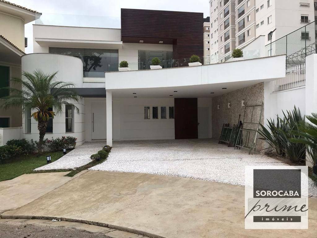 Sobrado com 4 dormitórios, 415 m² - venda por R$ 2.500.000,00 ou aluguel por R$ 13.000,00/mês - Jardim Residencial Tivoli Park - Sorocaba/SP