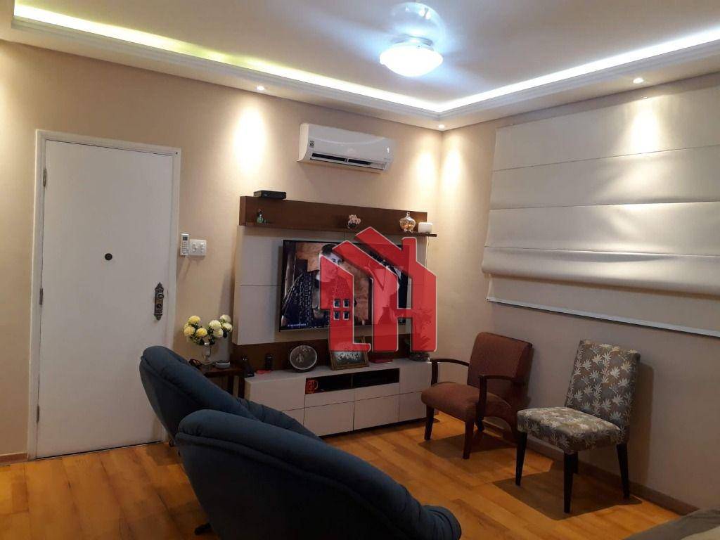 Apartamento com 3 dormitórios à venda, 122 m² por R$ 440.000,00 - Encruzilhada - Santos/SP