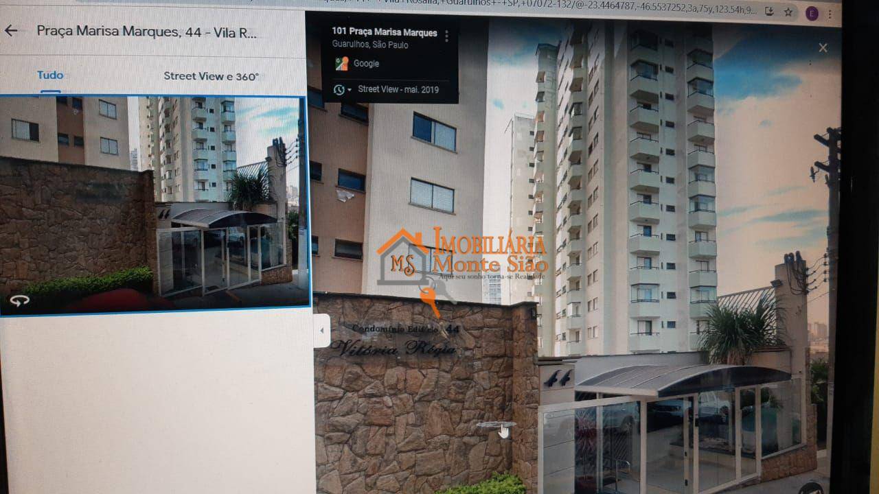Apartamento com 3 dormitórios à venda, 74 m² por R$ 460.000,00 - Vila Rosália - Guarulhos/SP