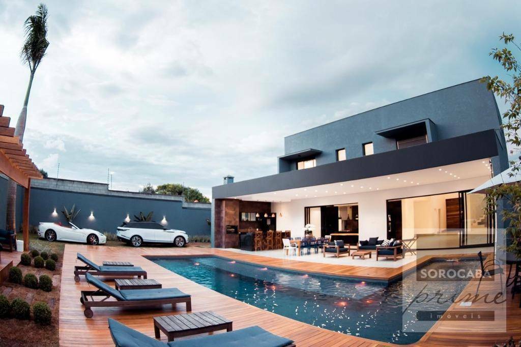 Sobrado com 4 dormitórios à venda, 520 m² por R$ 3.990.000 - Condomínio Saint Patrick - Sorocaba/São Paulo.
