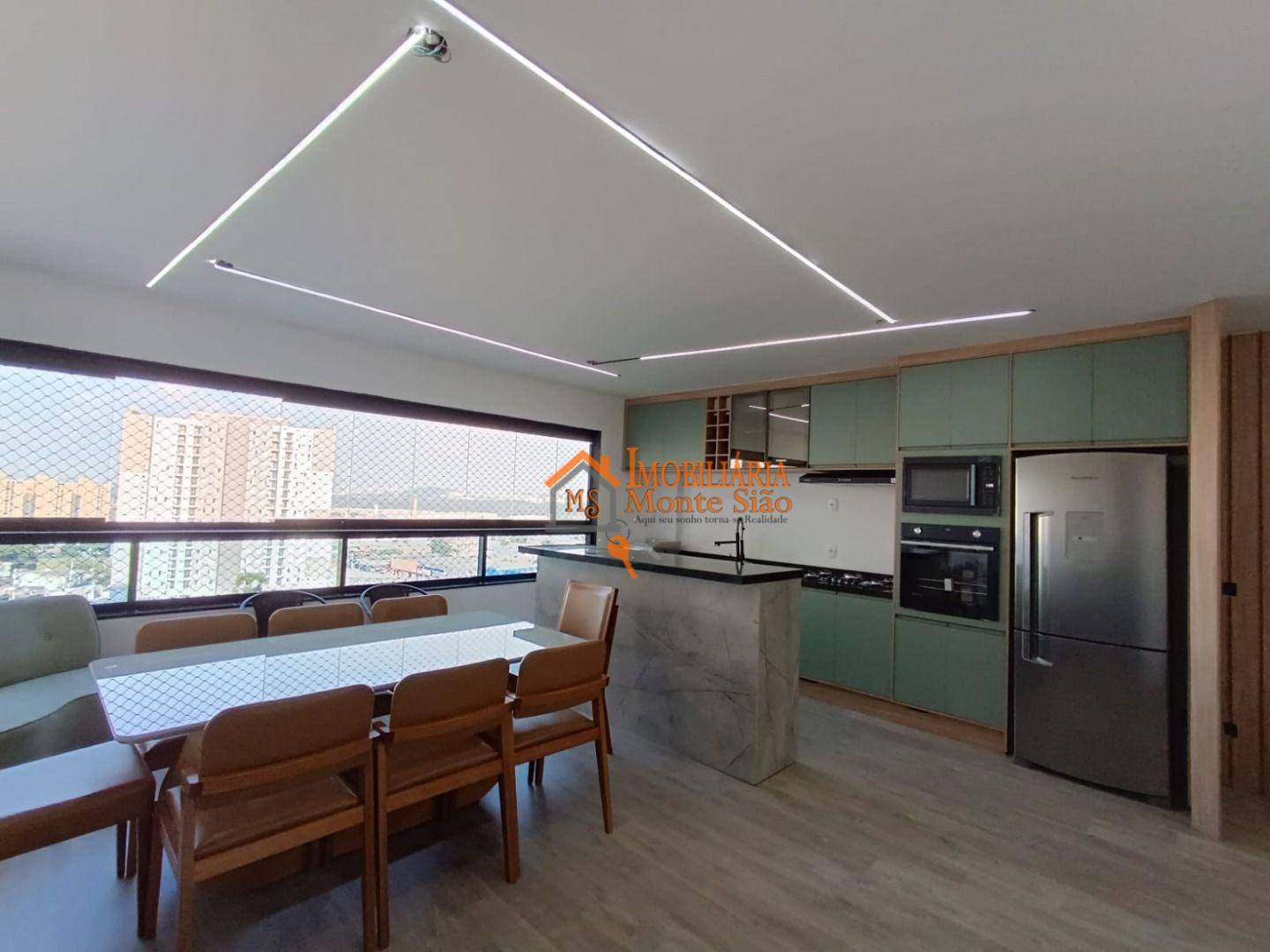 Apartamento com 3 dormitórios à venda, 90 m² por R$ 990.000,00 - Vila Augusta - Guarulhos/SP
