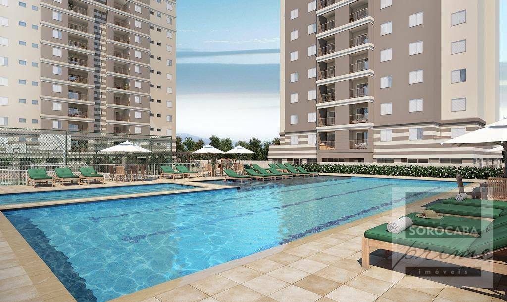 Apartamento com 3 dormitórios à venda, 120 m² por R$ 890.000 - Residencial Ibéria - Sorocaba/SP, próximo ao Shopping Iguatemi.