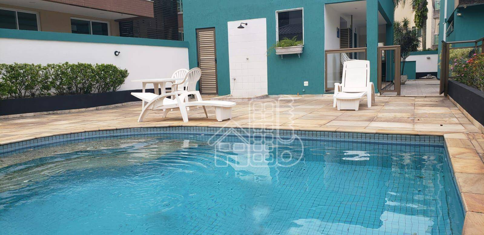 Flat com 1 dormitório à venda, 50 m² por R$ 480.000,00 - Itacoatiara - Niterói/RJ