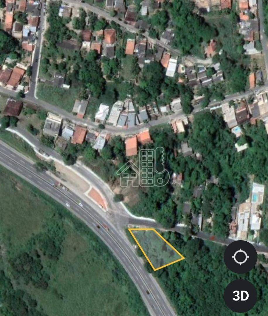 Terreno à venda, 434 m² por R$ 450.000,00 - Flamengo - Maricá/RJ