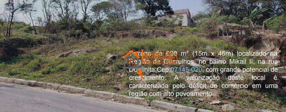 Terreno à venda, 690 m² por R$ 297.000,00 - Mikail II - Guarulhos/SP