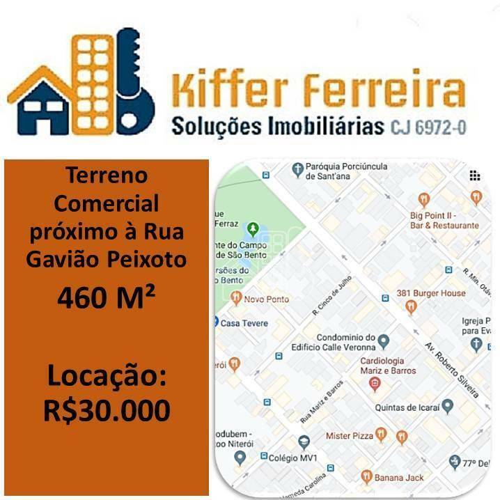 Terreno para alugar, 461 m² por R$ 40.000,00/mês - Icaraí - Niterói/RJ