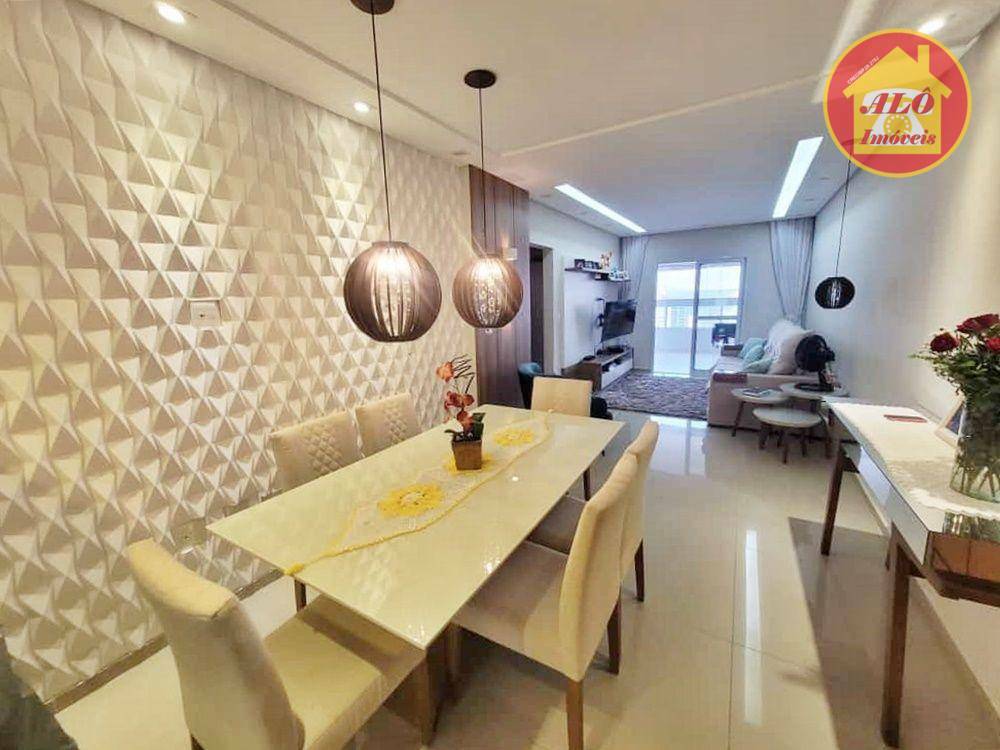 Apartamento com 3 quartos à venda, 123 m² por R$ 950.000 - Caiçara - Praia Grande/SP