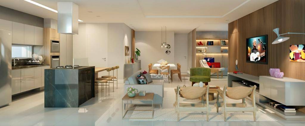 Apartamento com 4 quartos à venda, 209 m² , alto padrão, 4 vagas, Estrelário Residence - Meireles - Fortaleza/CE