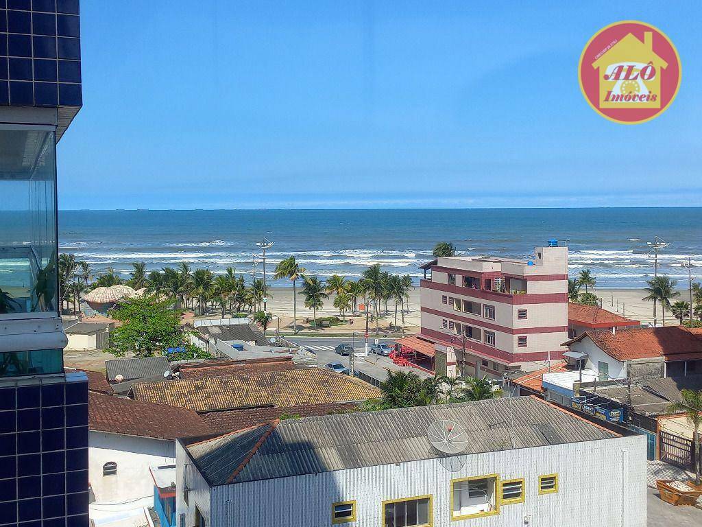 Apartamento vista mar  com 2 dormitórios à venda, 75 m² por R$ 430.000 - Ocian - Praia Grande/SP