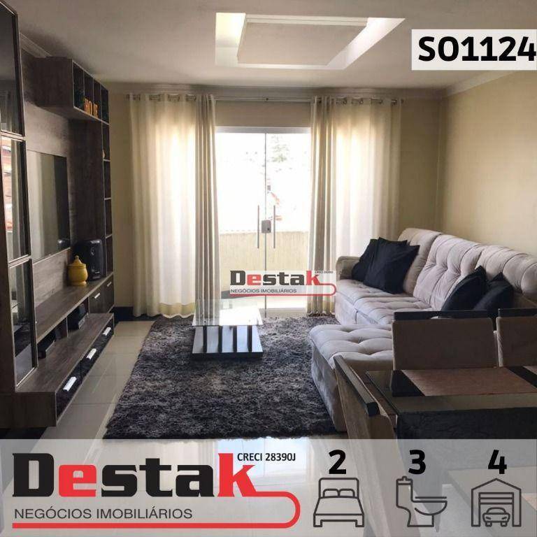 Sobrado com 2 dormitórios à venda, 205 m² por R$ 848.000,00 - Demarchi - São Bernardo do Campo/SP