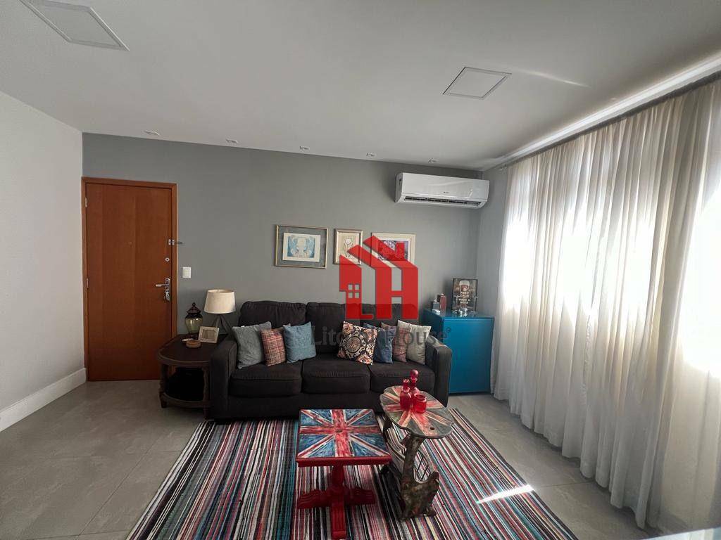 Apartamento com 1 dormitório para alugar, 88 m² por R$ 3.800,00/mês - Campo Grande - Santos/SP