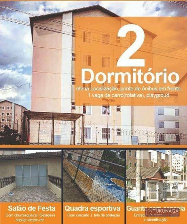 Apartamento com 2 dormitórios à venda, 53 m² por R$ 140.000,00 - Pimentas - Guarulhos/SP