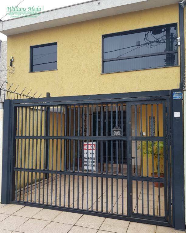 Sobrado comercial para alugar, 234 m² por R$ 4.000/mês - Vila Rachid - Guarulhos/SP