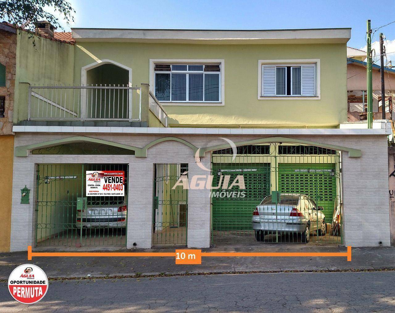 Sobrado com 4 dormitórios à venda, 210 m² + Galpão por R$ 595.000, - Vila Linda - Santo André/SP