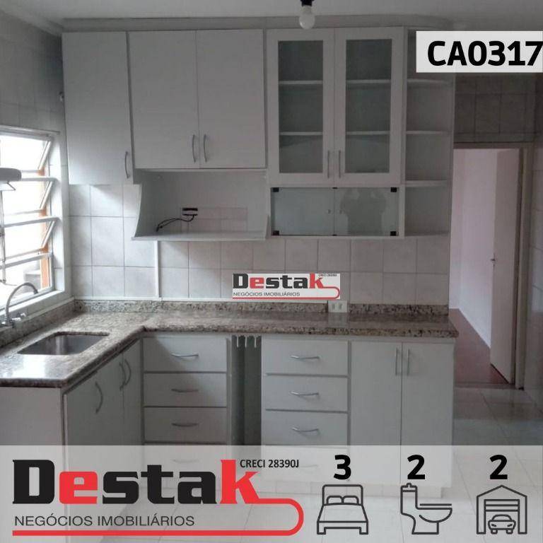 Casa com 3 dormitórios para alugar, 135 m² por R$ 2.100,00/mês - Demarchi - São Bernardo do Campo/SP
