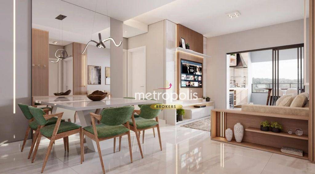 Apartamento com 2 dormitórios à venda, 136 m² por R$ 1.250.000,00 - Vila Bastos - Santo André/SP