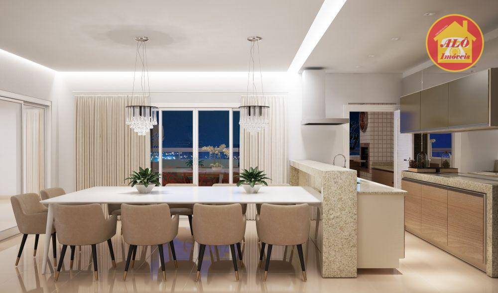 Apartamento com 2 dormitórios à venda, 79 m² por R$ 480.000,00 - Aviação - Praia Grande/SP