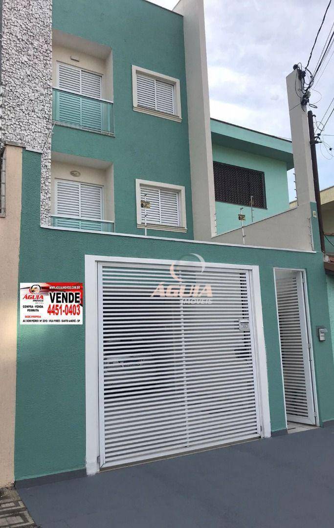 Cobertura com 2 dormitórios à venda, 47 m² + 47 m² por R$ 440.000- Vila Pires - Santo André/SP