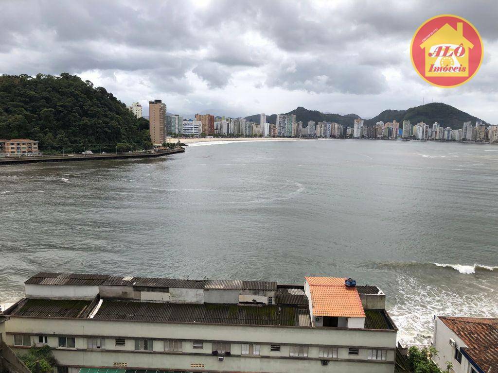 Apartamento vista mar com 1 quarto à venda, 41 m² por R$ 199.000 - Parque Prainha - São Vicente/SP