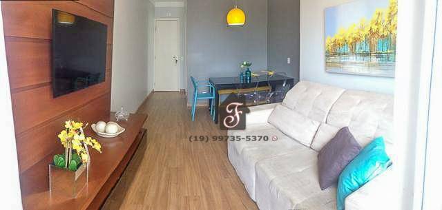 Apartamento com 2 dormitórios à venda, 65 m² - Vila Industrial - Campinas/SP