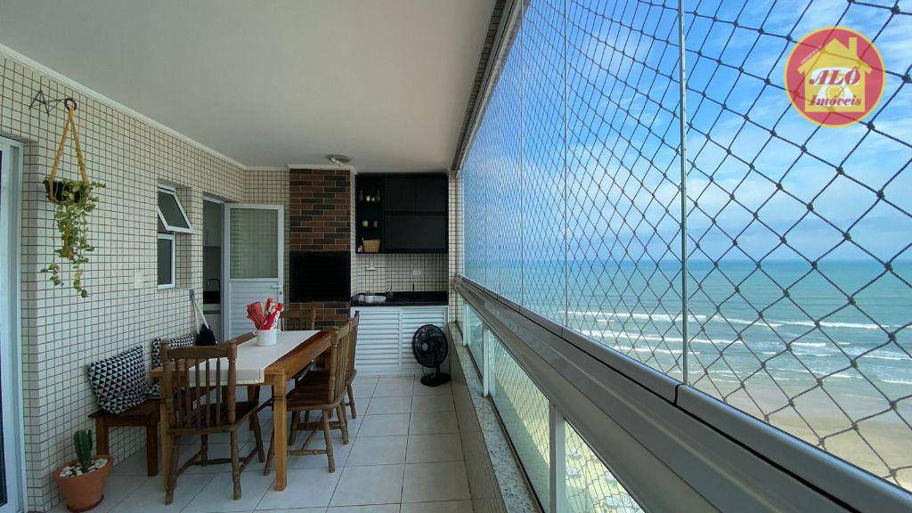 Apartamento vista mar com 2 quartos à venda, 84 m² por R$ 590.000 - Caiçara - Praia Grande/SP