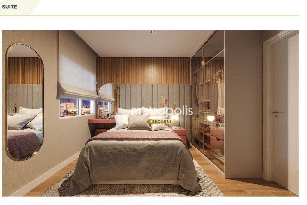 Apartamento com 2 dormitórios à venda, 57 m² a partir de R$ 423.489 - Vila Alzira - Santo André/SP