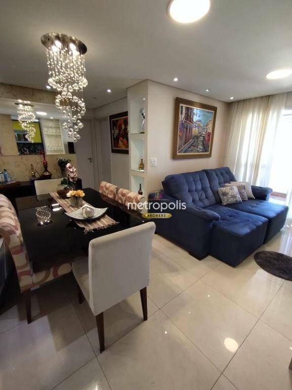 Apartamento com 2 dormitórios à venda, 72 m² por R$ 546.000,00 - Vila Valparaíso - Santo André/SP
