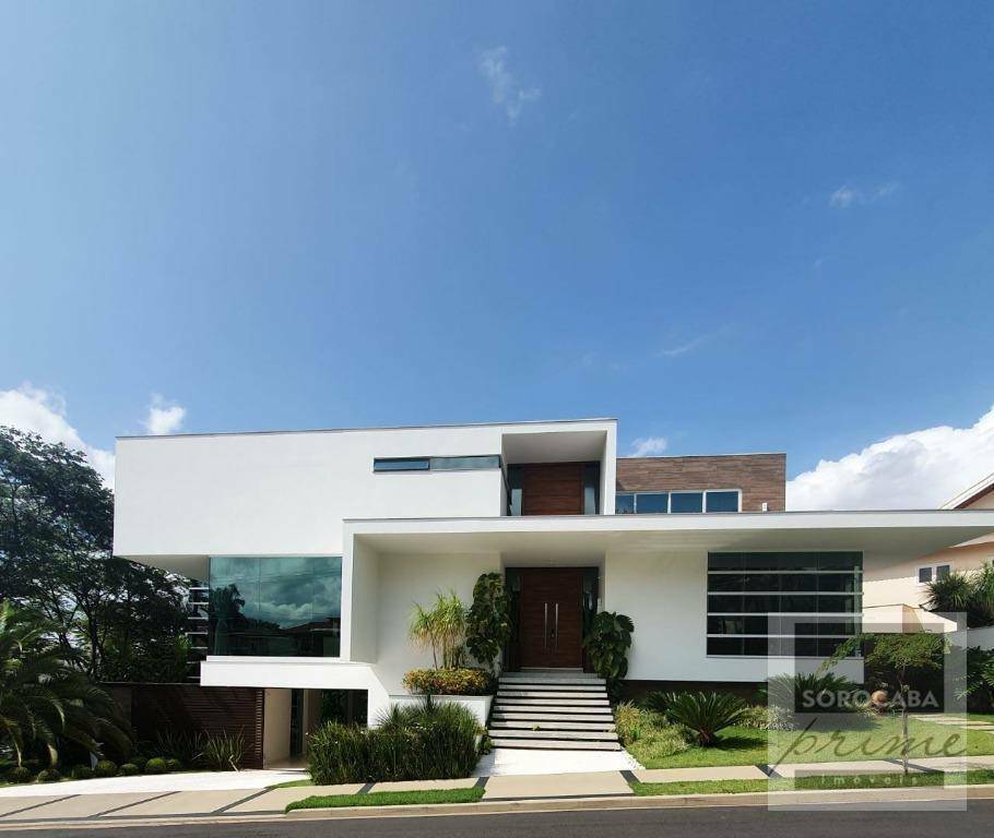 ESPETACULAR Sobrado com 5 dormitórios à venda, 1500 m² por R$ 16.000.000 - Condomínio Ângelo Vial - Sorocaba/SP, PRÓXIMO AO SHOPPING IGUATEMI.