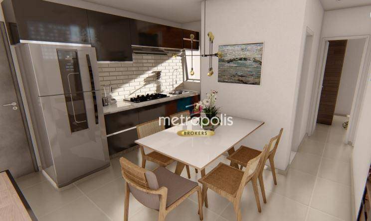 Apartamento à venda, 54 m² por R$ 330.000,00 - Vila Alzira - Santo André/SP
