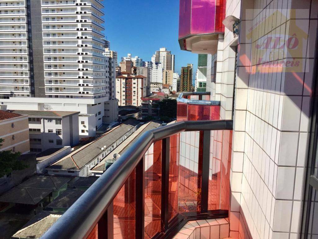 Apartamento com 1 quarto à venda, 49 m² por R$ 275.000 - Canto do Forte - Praia Grande/SP