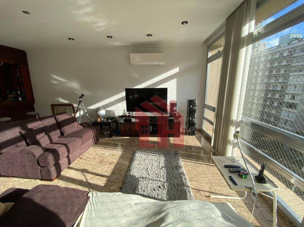 Apartamento com 3 dormitórios à venda, 190 m² por R$ 1.500.000,00 - Boqueirão - Santos/SP