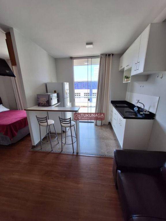 Studio com 1 dormitório para alugar, 36 m² por R$ 2.150,84/mês - Vila Augusta - Guarulhos/SP
