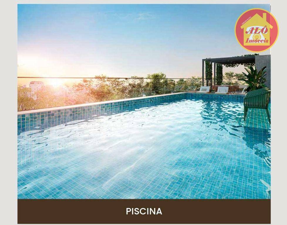 Apartamento com 2 quartos à venda, 92 m² por R$ 550.000 - Aviação - Praia Grande/SP