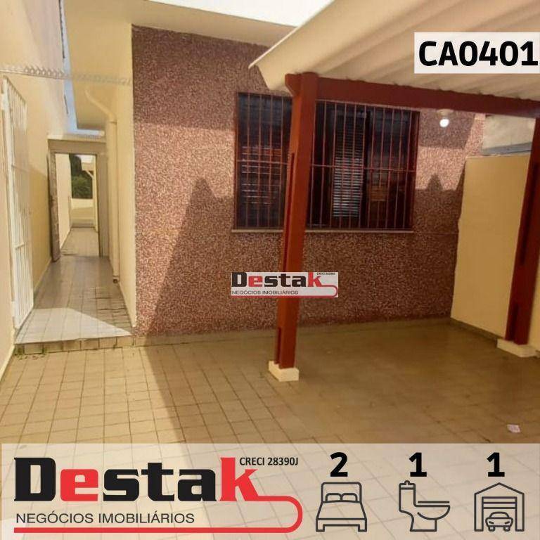 Casa com 2 dormitórios para alugar, 120 m² por R$ 1.600,00/mês - Demarchi - São Bernardo do Campo/SP