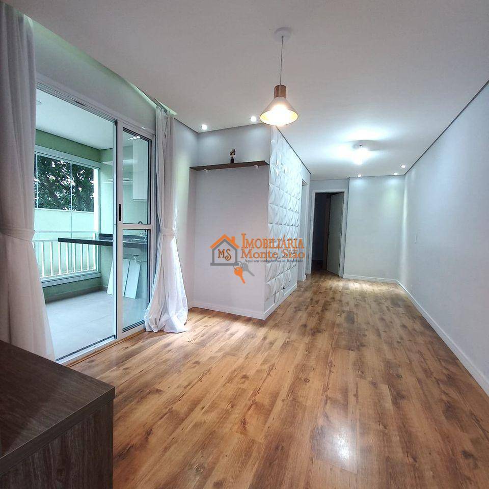 Apartamento para compra no Residencial com 2 dormitórios à venda, 57 m² por R$ 371.000 - Gopoúva - Guarulhos/SP