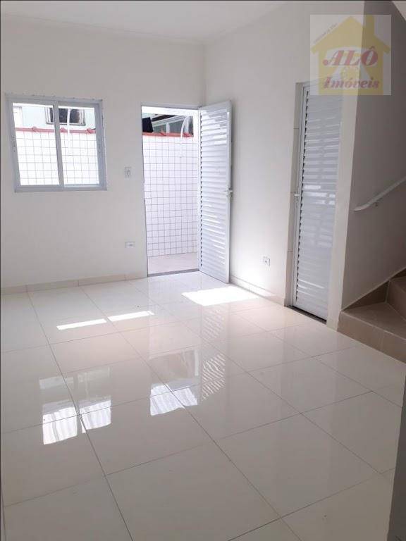 Sobrado em condominio com 2 quartos à venda, 55 m² por R$ 245.000 - Vila Sônia - Praia Grande/SP