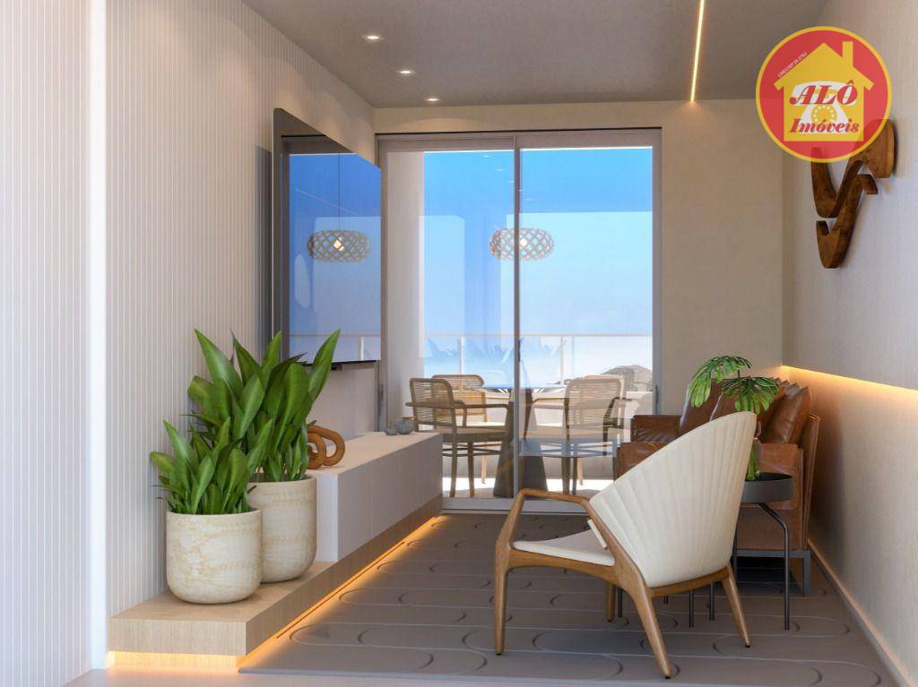 Apartamento à venda, 101 m² por R$ 690.000,00 - Canto do Forte - Praia Grande/SP
