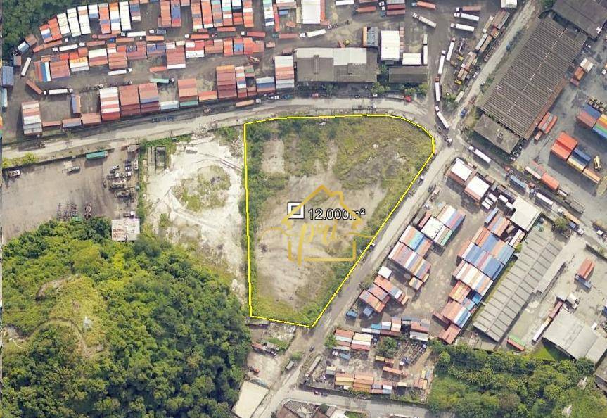 Área à venda, 12000 m² por R$ 24.000.000,00 - Chico de Paula - Santos/SP