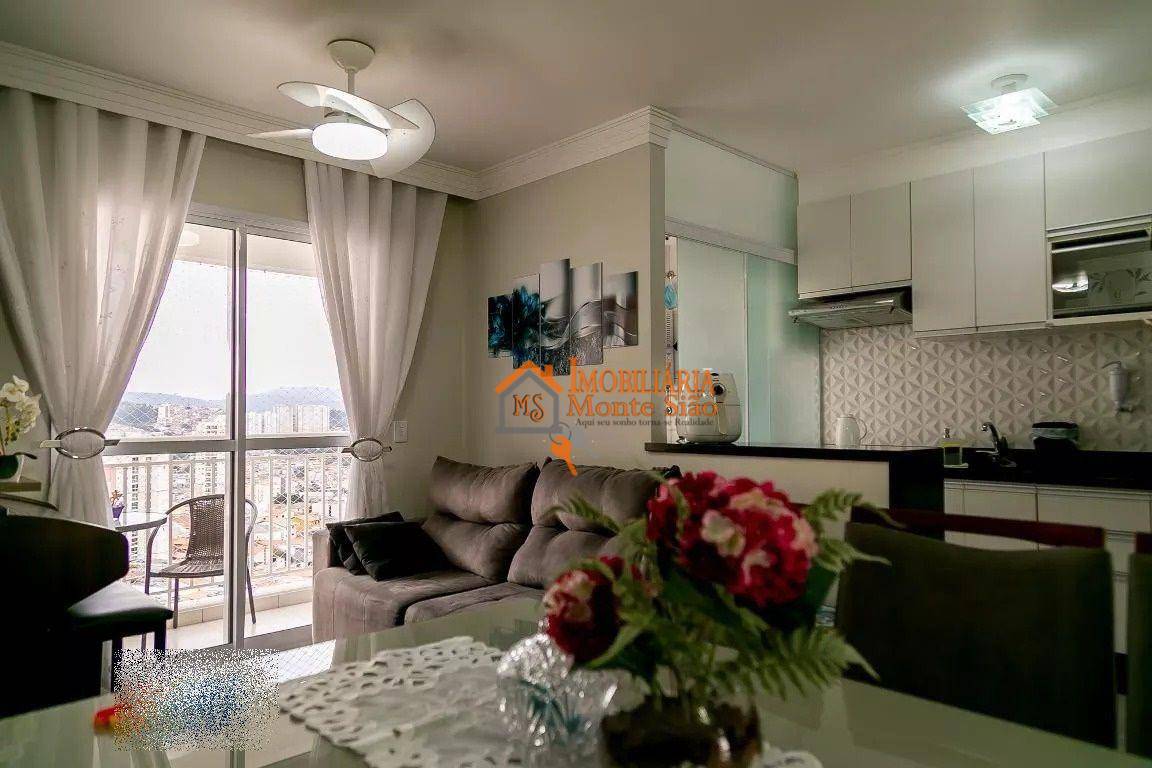 Apartamento com 2 dormitórios à venda, 57 m² por R$ 421.000,00 - Jardim Flor da Montanha - Guarulhos/SP