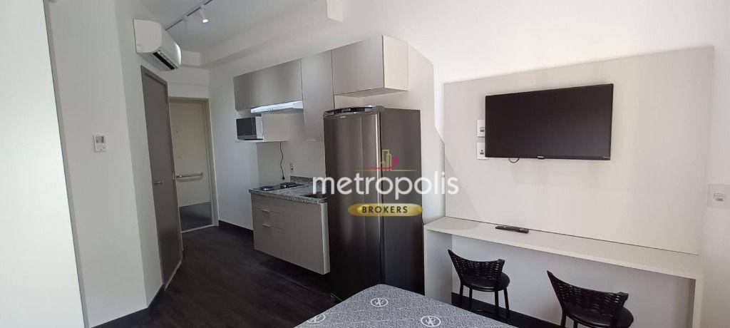 Studio com 1 dormitório para alugar, 21 m² por R$ 3.020,00/mês - Barcelona - São Caetano do Sul/SP