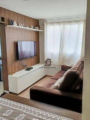 Apartamento com 2 dormitórios à venda, 49 m² por R$ 265.000,00 - Loteamento Parque São Martinho - Campinas/SP