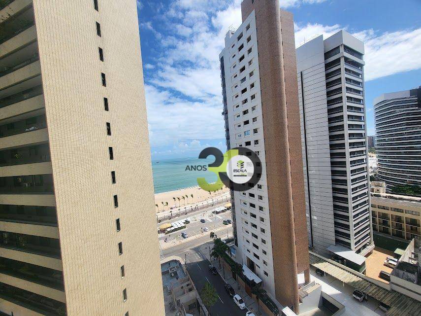 Apartamento com 2 quartos à venda, 72 m², vista mar, móveis projetados, 1 vaga - Meireles - Fortaleza/CE